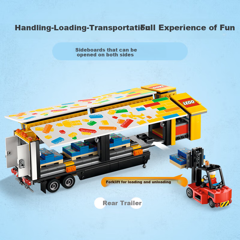 LEGO City Series 60440 Yellow Transport Vehicle, Boys' Toy, Children's Birthday...