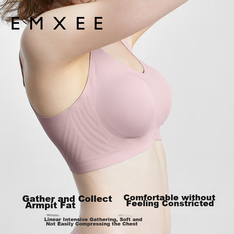 EMXEE Nursing Bra, Thin And Comfortable for Spring And Autumn, Seamless, Push-Up...
