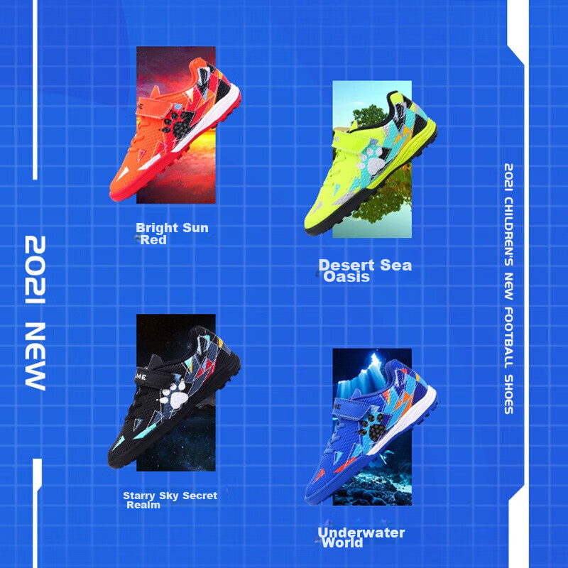 KELME Youth TF Turf Soccer Cleats, Breathable Competition Shoes, Non-Slip And We...