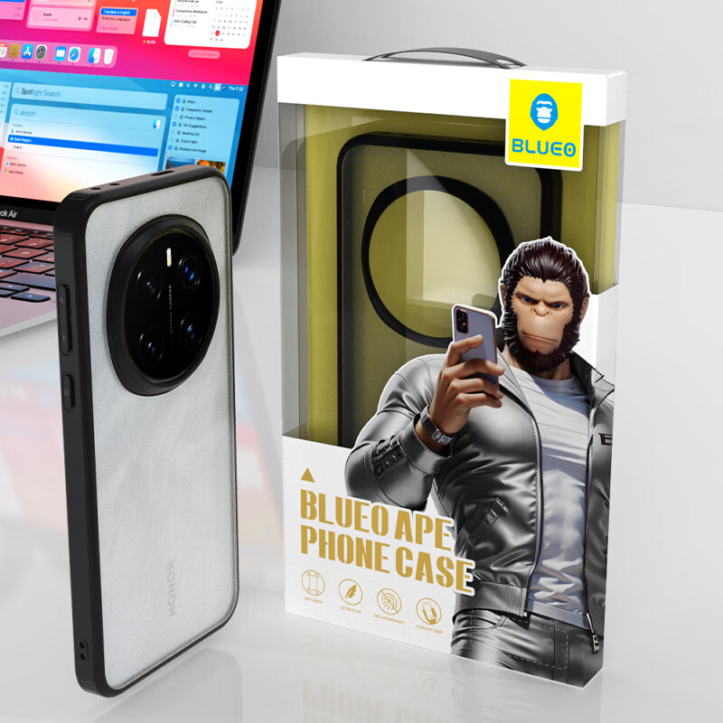 Mr. Blue Gorilla Matte Armor Ultra Thin Shockproof Anti-fingerprint Protective C...