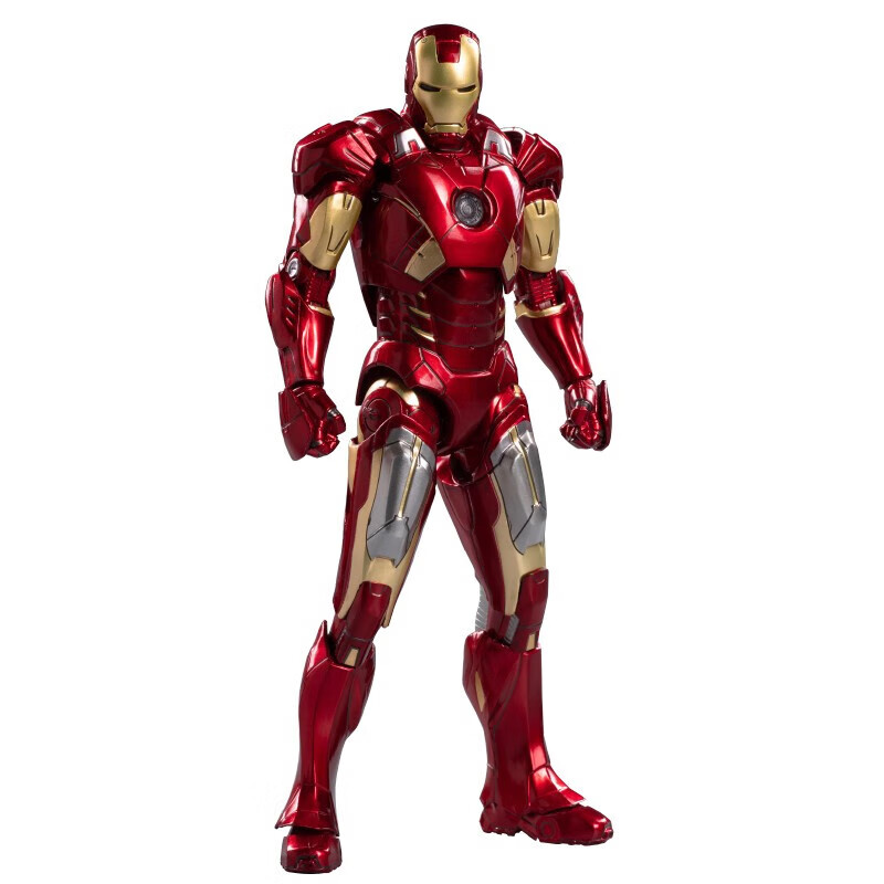 Zhongdong Toy, Marvel Iron Man Action Figure, 10th Anniversary Light-Up Version,...