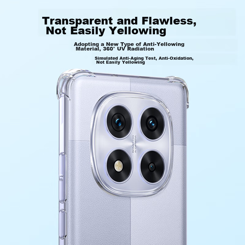 Langke Redmi Note 14 Pro Phone Case, Redmi Lens Full Coverage Four Corners Airba...