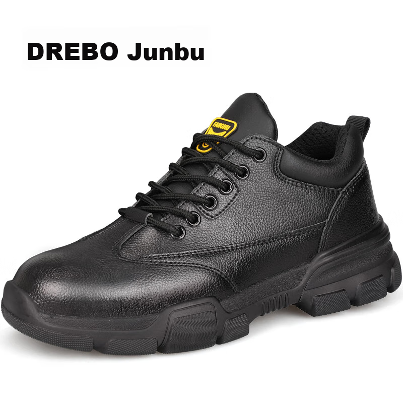 JUNBU Safety Shoes for Men, Winter Steel Toe Cap, Anti-Smashing, Anti-Puncture,...