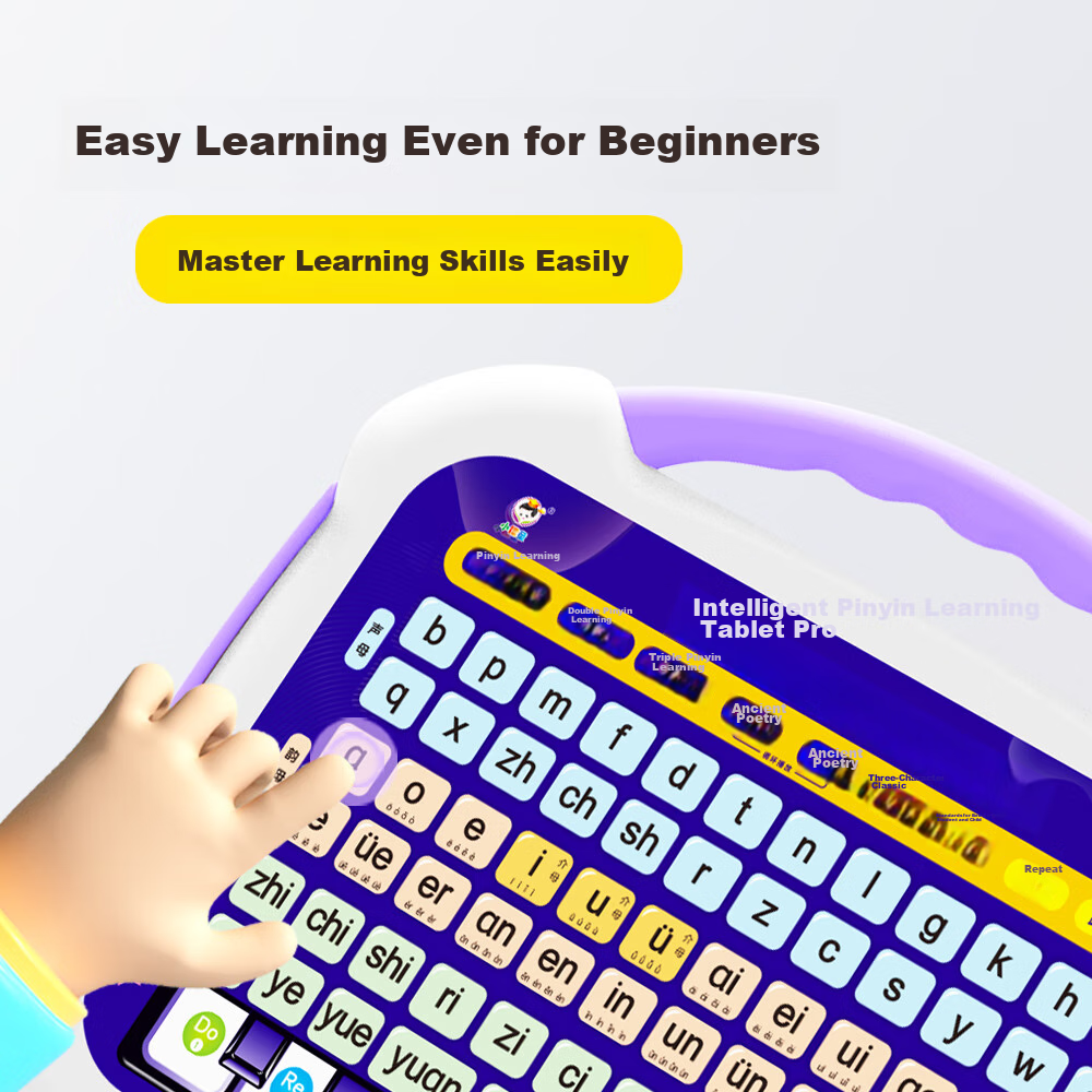 Leilang Children's Pinyin Sound Book for Literacy, Preschool to Elementary Trans...