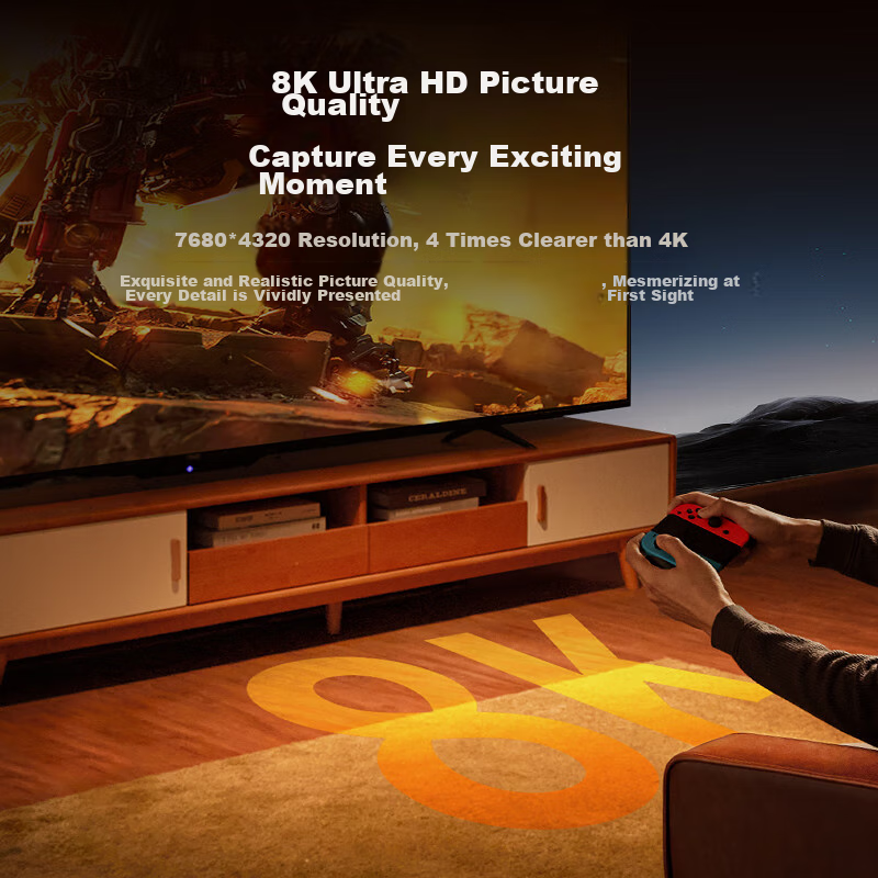 Lulian HDMI Switch 3-In 2.1 Version, 8K60Hz HD Video Sharing Split-Screen, Compa...