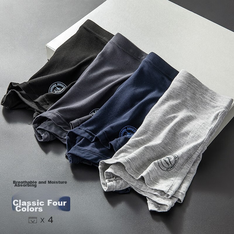 Langsha Men's Underwear, Boxer Briefs, 3A Grade Antibacterial Bamboo Fiber, Thin...