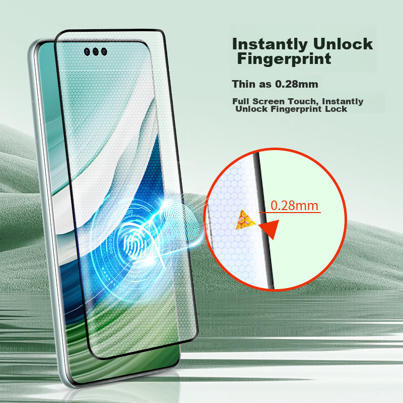 Langke [2-Pack] Tempered Glass Screen Protector for Huawei Mate60Pro/60Pro+/60RS...