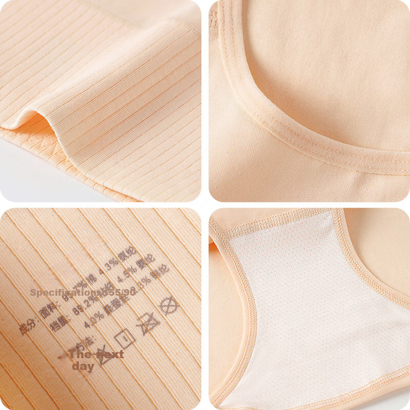 LangSha High-Waisted Underwear Women's Mom Tummy Control Panties Antibacterial L...