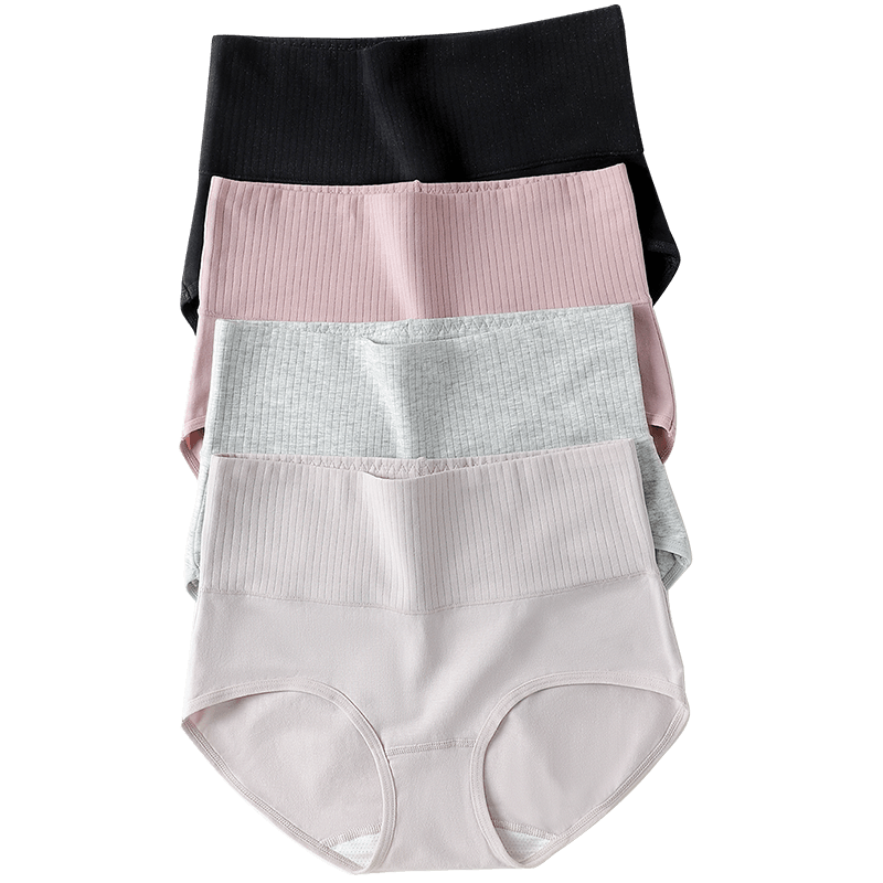 LangSha High-Waisted Underwear Women's Mom Tummy Control Panties Antibacterial L...