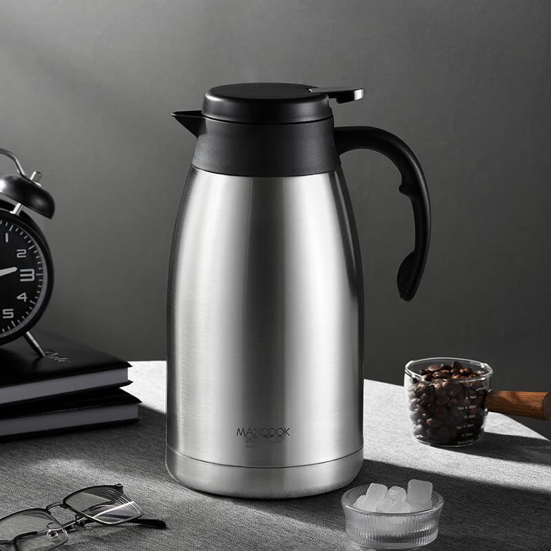 Maxcook Insulated Thermos, Household Hot Water Kettle, 304 Stainless Steel Vacuu...