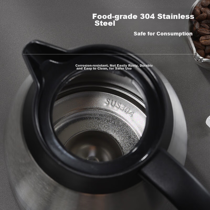 Maxcook Insulated Thermos, Household Hot Water Kettle, 304 Stainless Steel Vacuu...