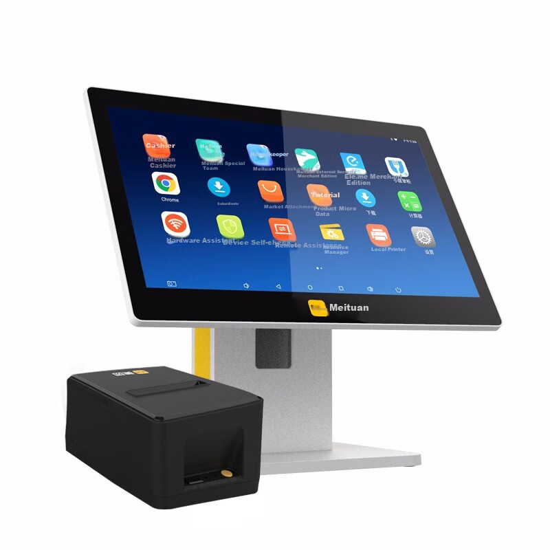 Meituan Single Screen Cash Register All-in-One Machine Payment Machine for Resta...