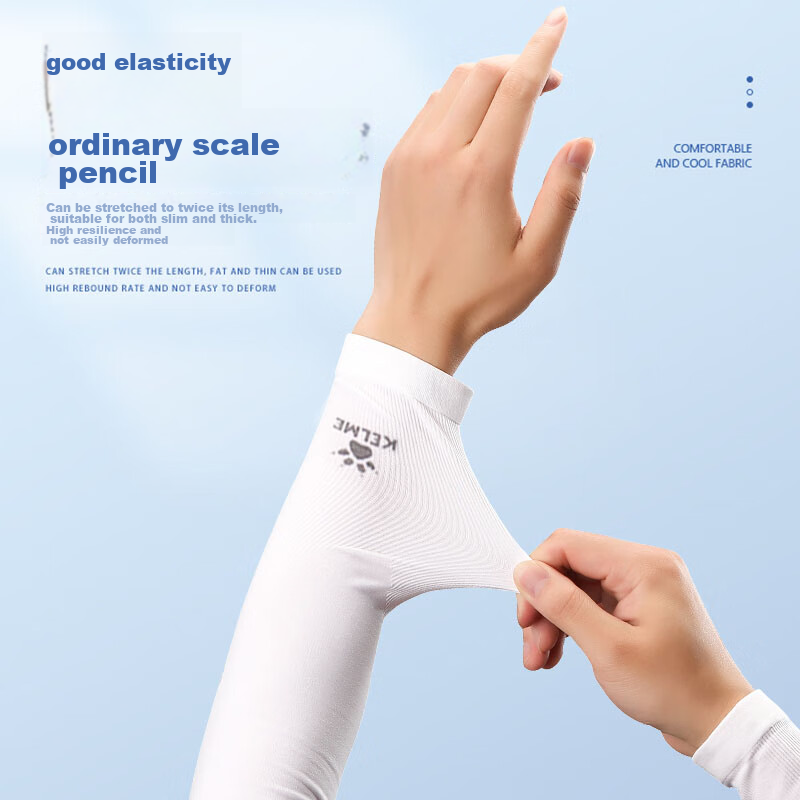 KELME Ice Sleeves for Men [Set of 4], Sun Protection Arm Sleeves for Women, Ice...