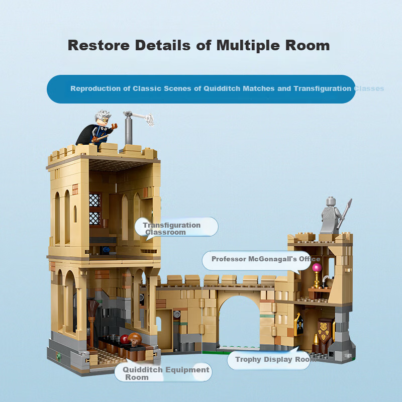 LEGO Harry Potter 76447 Hogwarts Castle Flying Lesson Boy Girl Children Toy Birt...