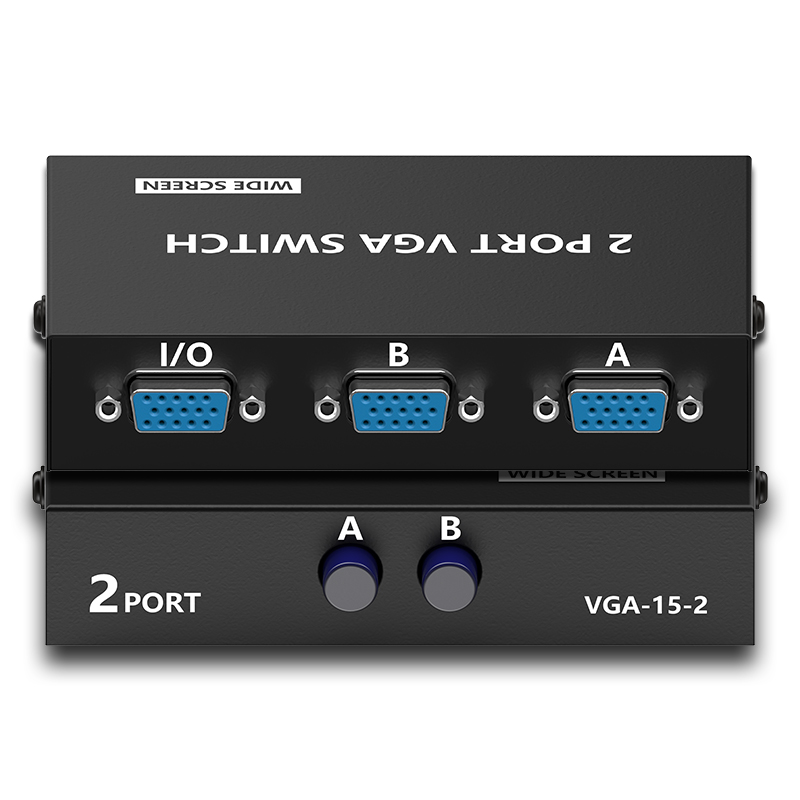 Liantuo VGA Switcher, Two-In HD Video Distributor, 2-In Sharing Display Splitter...