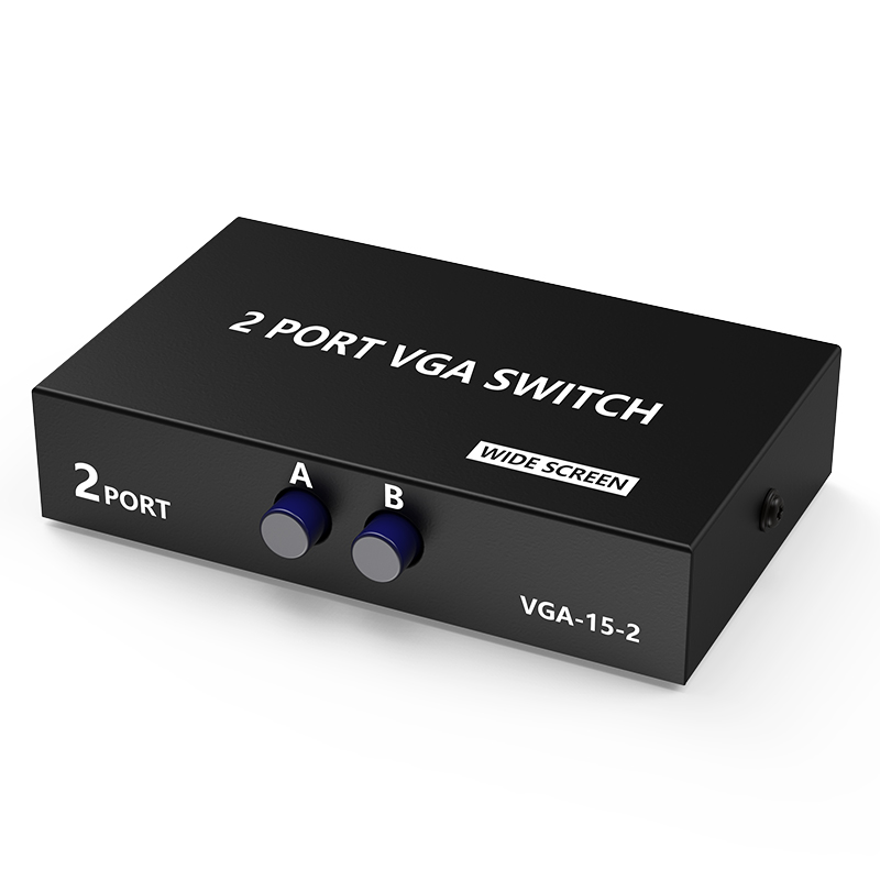 Liantuo VGA Switcher, Two-In HD Video Distributor, 2-In Sharing Display Splitter...