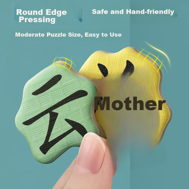 Leilang Baby Literacy Puzzle Board, Early Education Toy for Children 3-6 Years O...