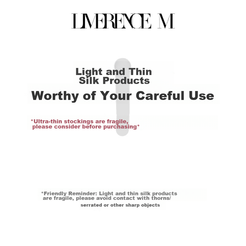 Laimi Runsi [Melted] Chocolate Silk Stockings, Ultra-Thin Mesh Seamless Crotchle...