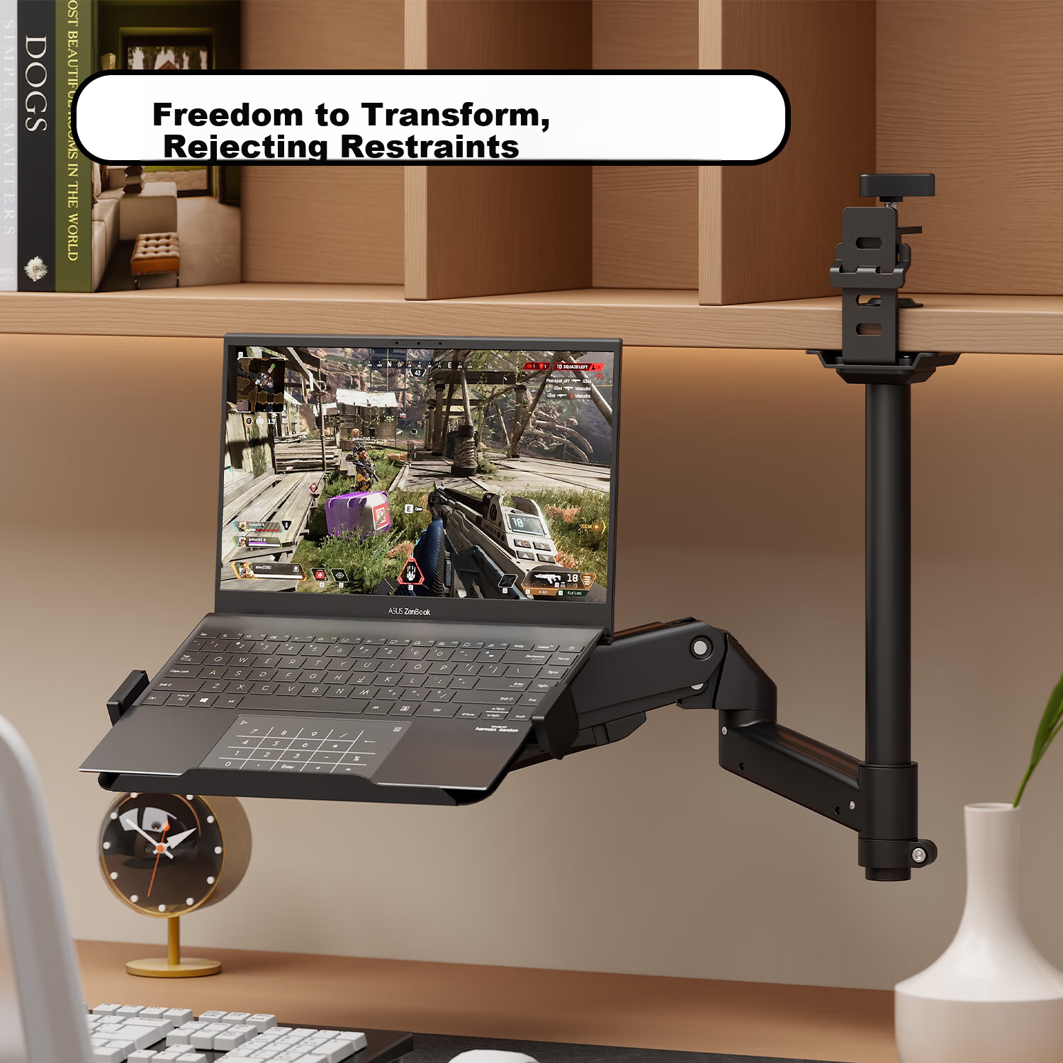 Kaloc Laptop Stand Hanging Display Stand Mechanical Arm Laptop Computer Stand Li...