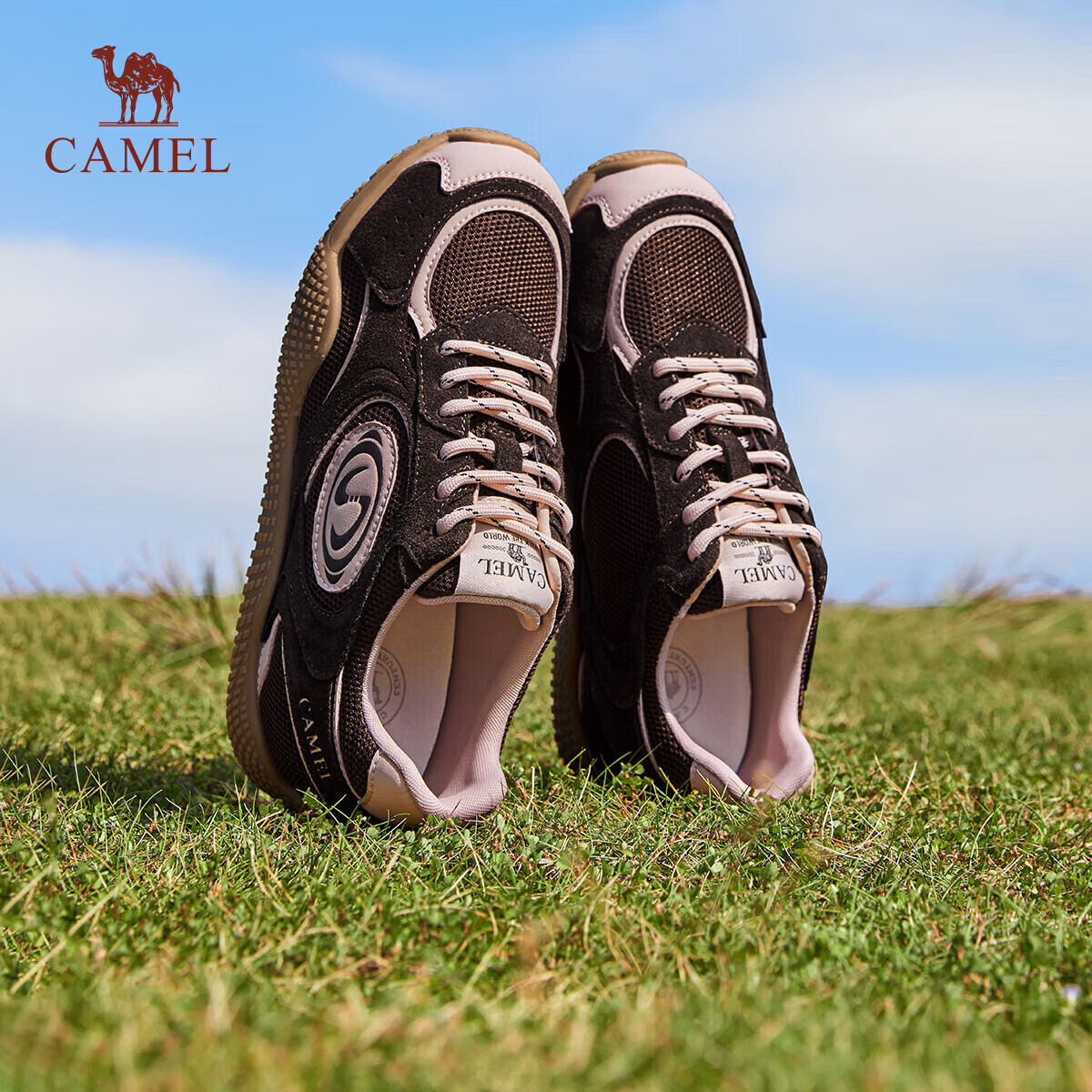 CAMEL Women's Crescent Moon Training Shoes, Casual Retro Mesh Sneakers L25S57705...