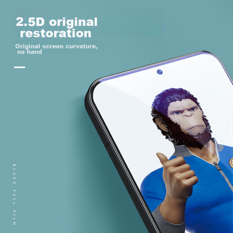 Mr. Blue Gorilla Tempered Glass Screen Protector for Redmi K70 Pro/Pro Champion...