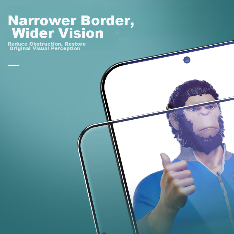 Mr. Blue Gorilla Tempered Glass Screen Protector for Redmi K70 Pro/Pro Champion...