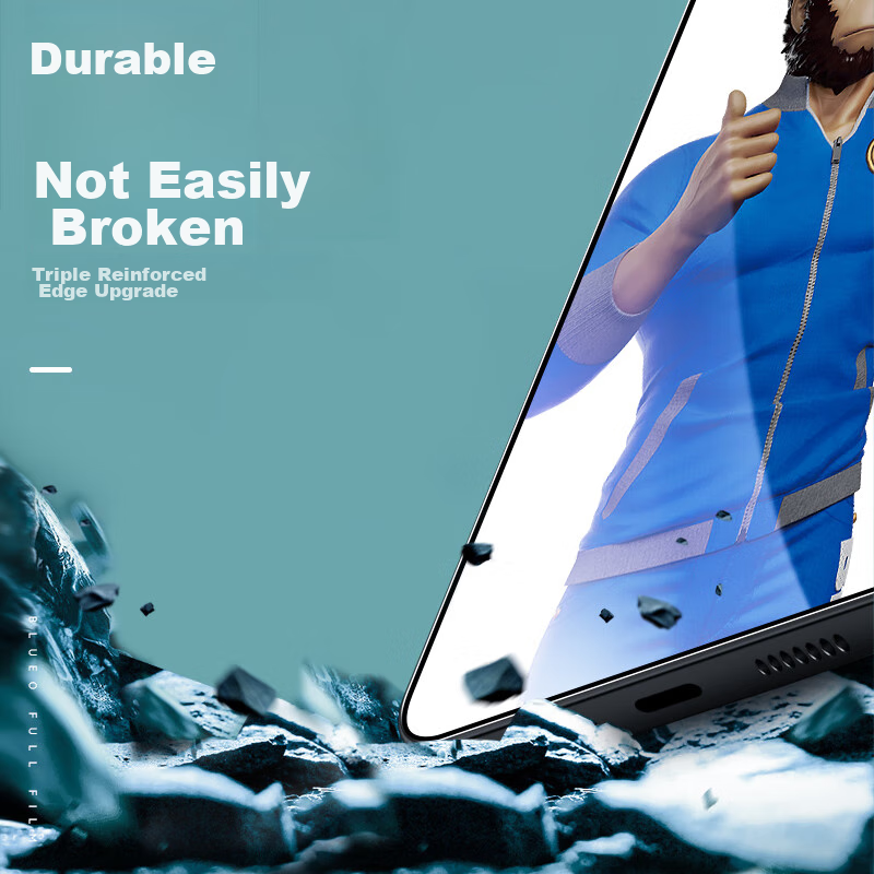 Mr. Blue Gorilla Tempered Glass Screen Protector for Redmi K70 Pro/Pro Champion...