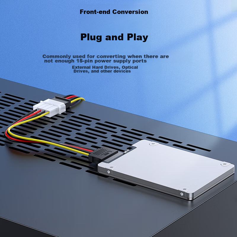 Jinghua SATA Power Cable, Hard Drive And Optical Drive Power Supply Cable, Deskt...