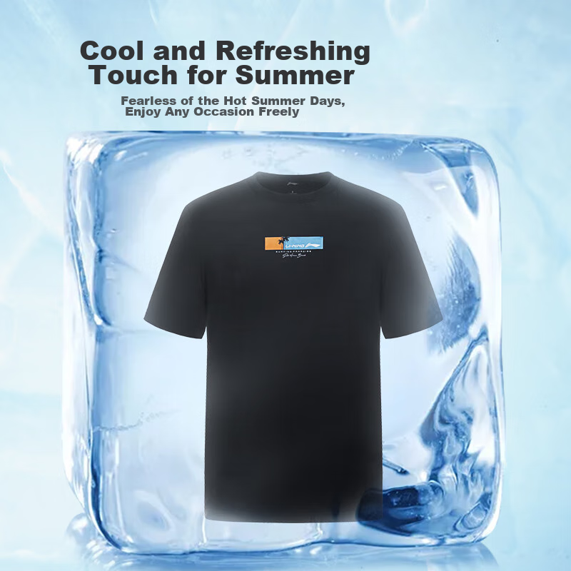 Li-Ning Short-Sleeve Quick-Dry T-Shirt [Same As Offline Stores], Men's Sports Te...