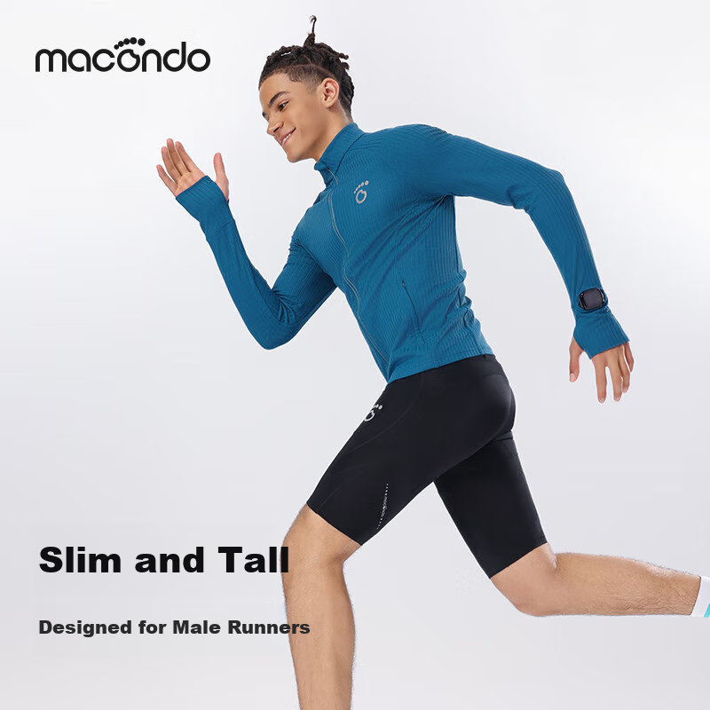 Macondo Hope Men's Knitted Zip-up Cardigan with Watch Hole Quick-drying Running...