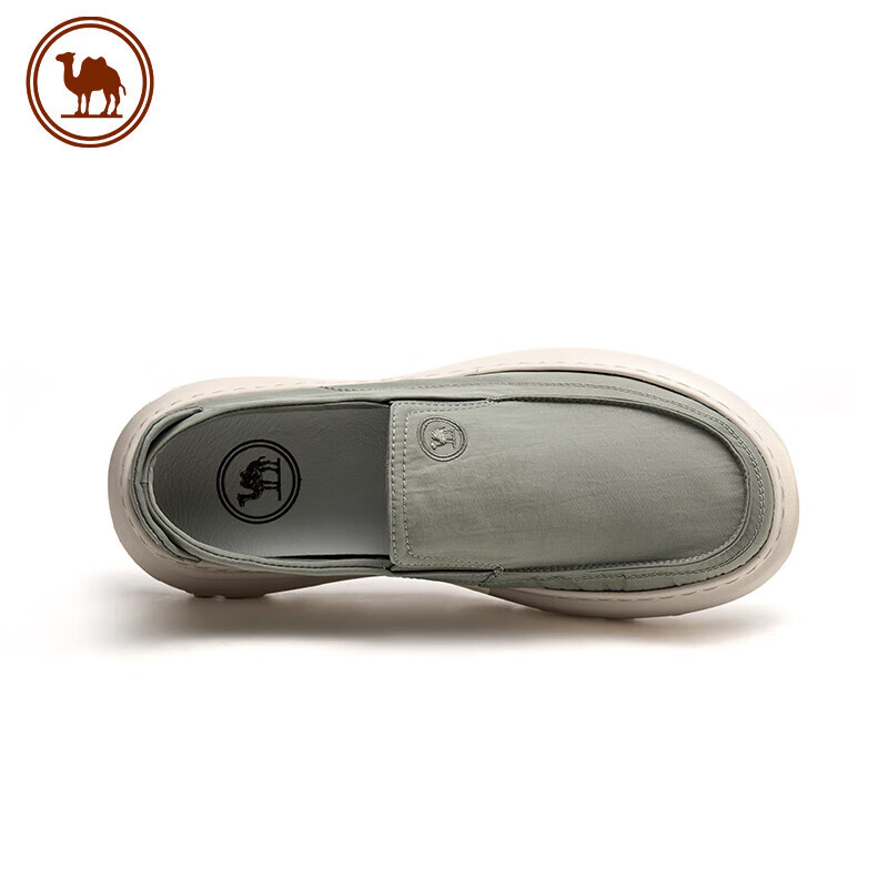 Luotuo Brand Men's Slip-On Loafers, Casual Shoes, P15S046007, Green, Size 41