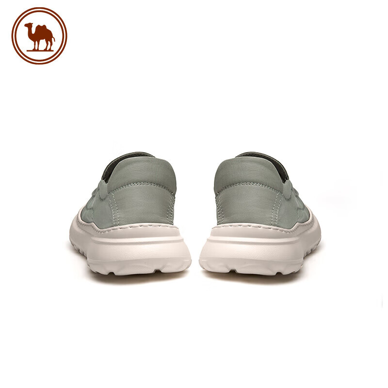 Luotuo Brand Men's Slip-On Loafers, Casual Shoes, P15S046007, Green, Size 41