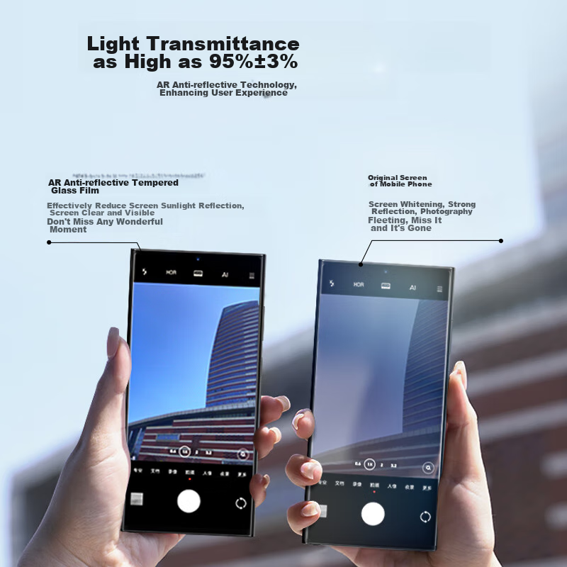 Mr. Blue Gorilla Tempered Glass Screen Protector for Samsung S24 Ultra, Galaxy S...