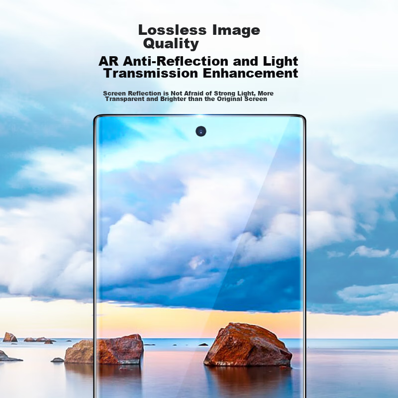 Mr. Blue Gorilla Tempered Glass Screen Protector for Samsung S24 Ultra, Galaxy S...