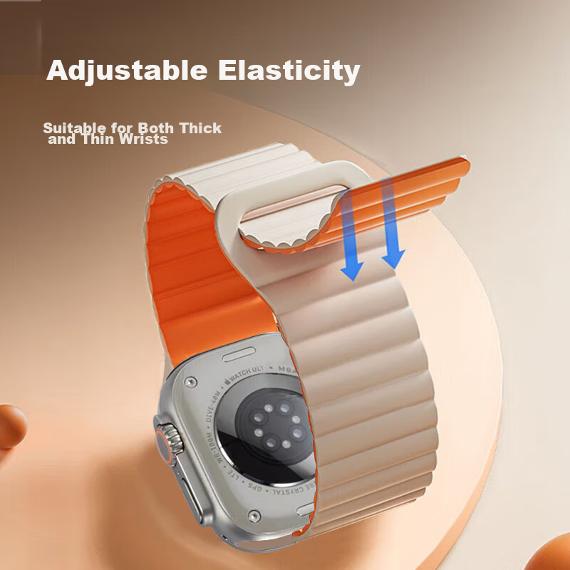 Mashi Compatible with Apple Watch Band, Apple IWatch Silicone Magnetic Strap for...