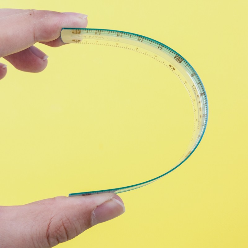 Maped Measuring Tool, Durable And Flexible Ruler, Transparent And Bendable Scale...