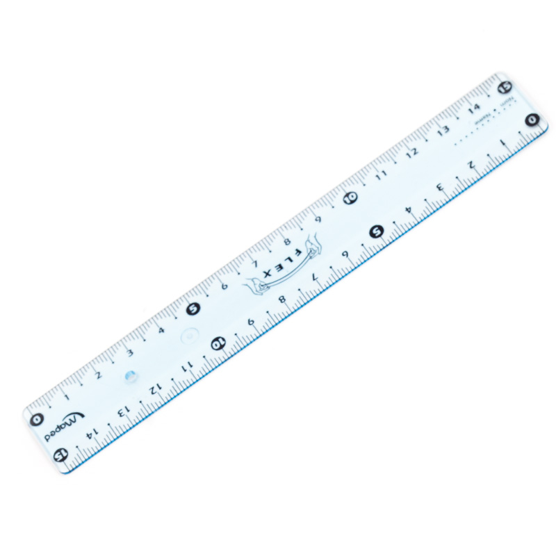 Maped Measuring Tool, Durable And Flexible Ruler, Transparent And Bendable Scale...
