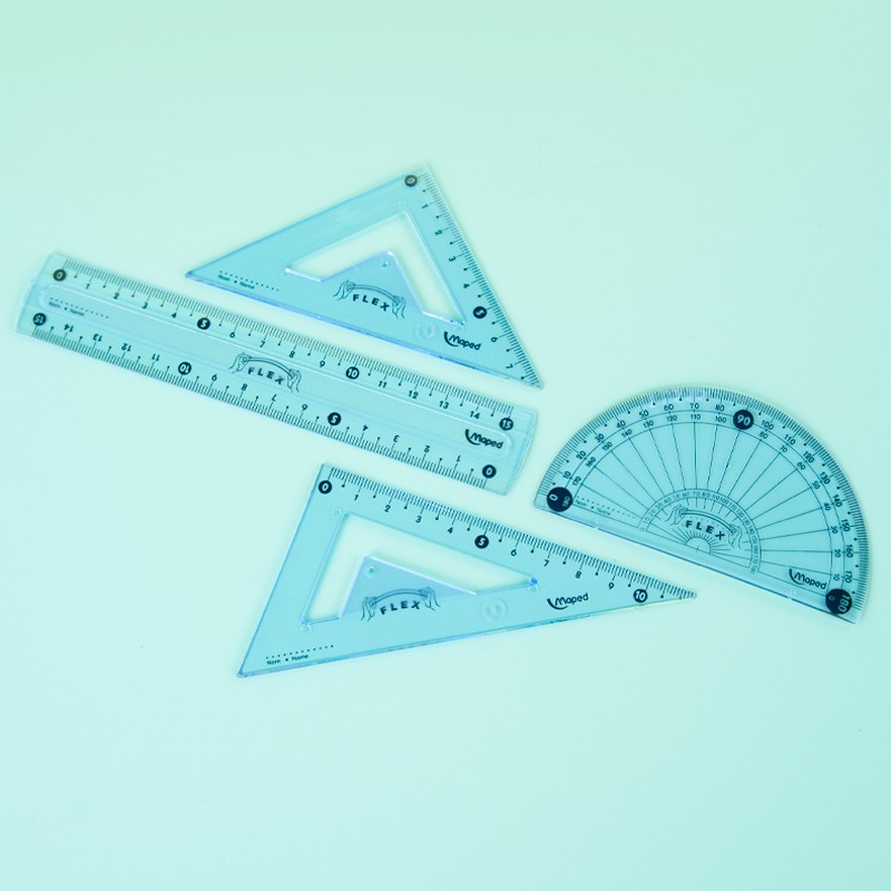 Maped Measuring Tool, Durable And Flexible Ruler, Transparent And Bendable Scale...