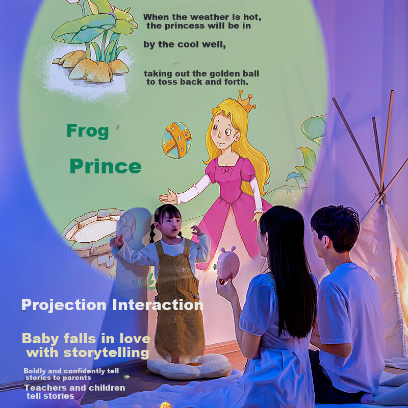 Kuhuo Projector Story Machine, Children's Projector Toy, Birthday Gift for Girls...