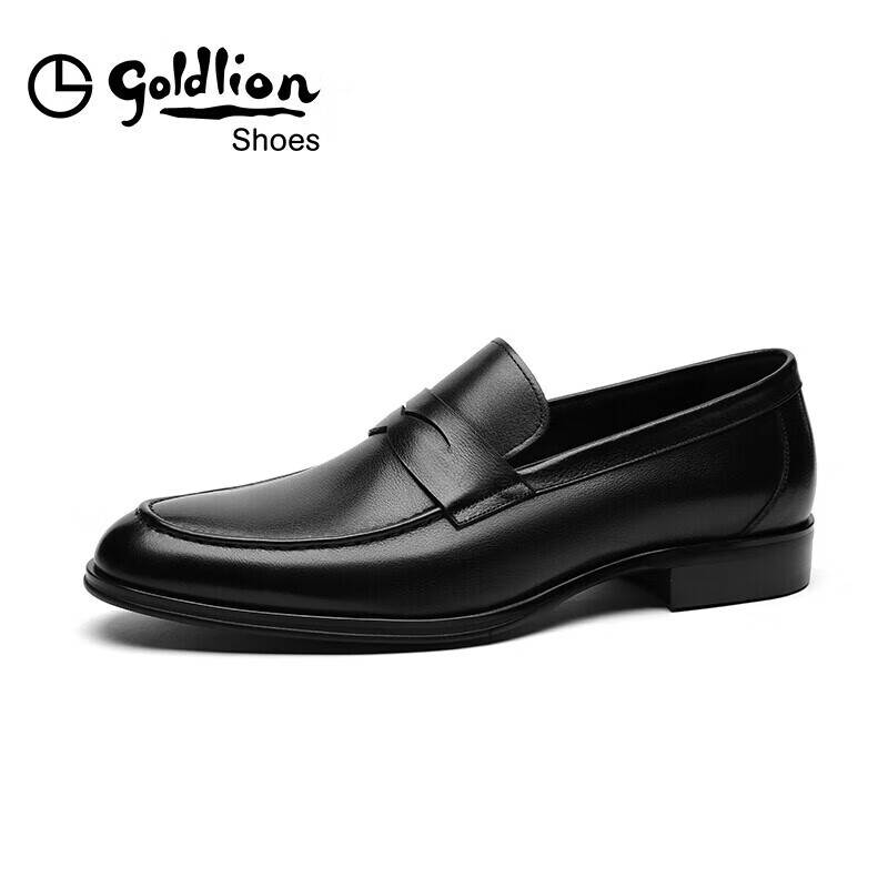 Goldlion Men's Shoes, Fashionable Lightweight Durable Business Casual Slip-On Fo...