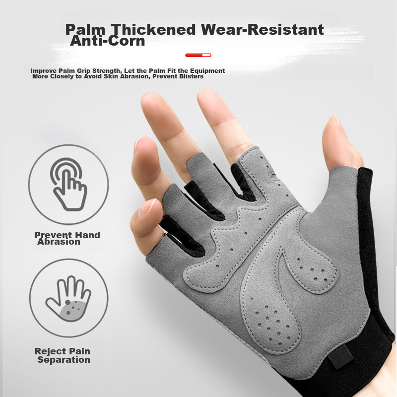 Li-Ning Fitness Gloves for Men And Women, Sports Cycling Fingerless Training Glo...