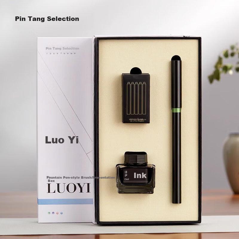 Liu Pin Tang Selected Steel Pen-style Brush Professional Wolf Hair Soft Brush Ca...