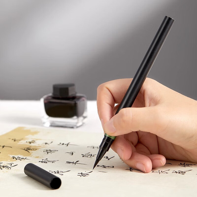 Liu Pin Tang Selected Steel Pen-style Brush Professional Wolf Hair Soft Brush Ca...