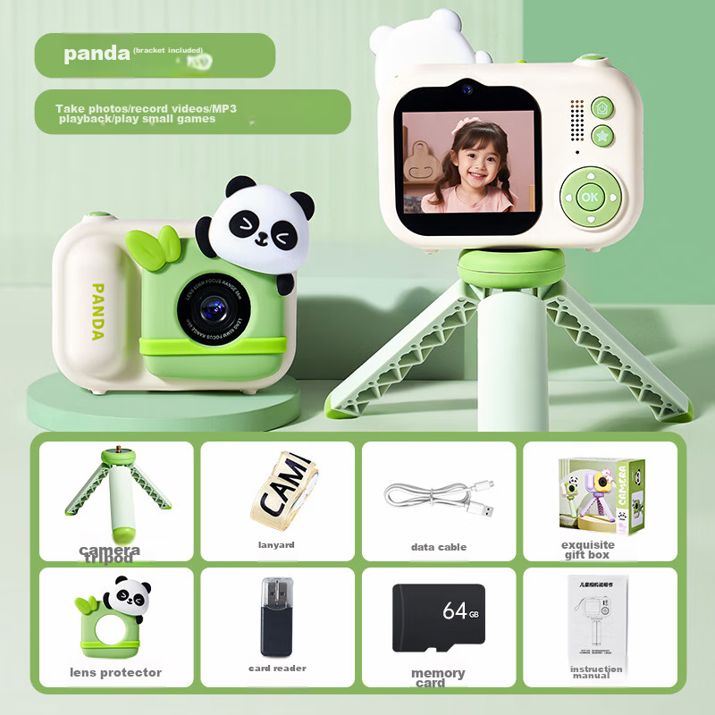 Leleyu Children's Camera Toy for Ages 3-6, Instant Camera with Photo Printing An...