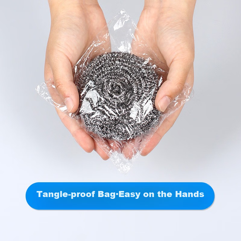 Sunuo Stainless Steel Wire Scrubber Kitchen Dish Cleaning Brush Pot Cleaning Bal...