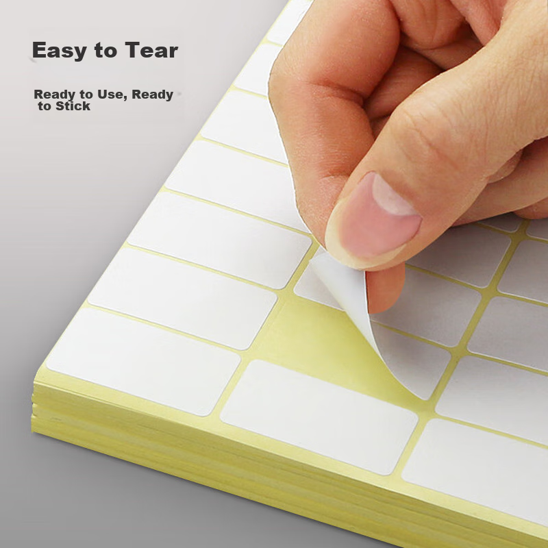 TANGO A4 Self-Adhesive Label Paper, Stickers, Self-Adhesive Labels, Rounded Corn...