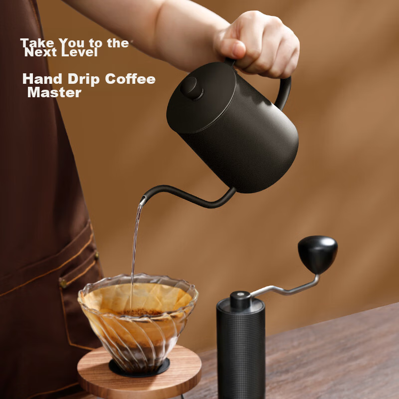 Jingzao Pour-Over Kettle with Fine Spout, Home Use, Hanging Ear, Pour-Over Coffe...