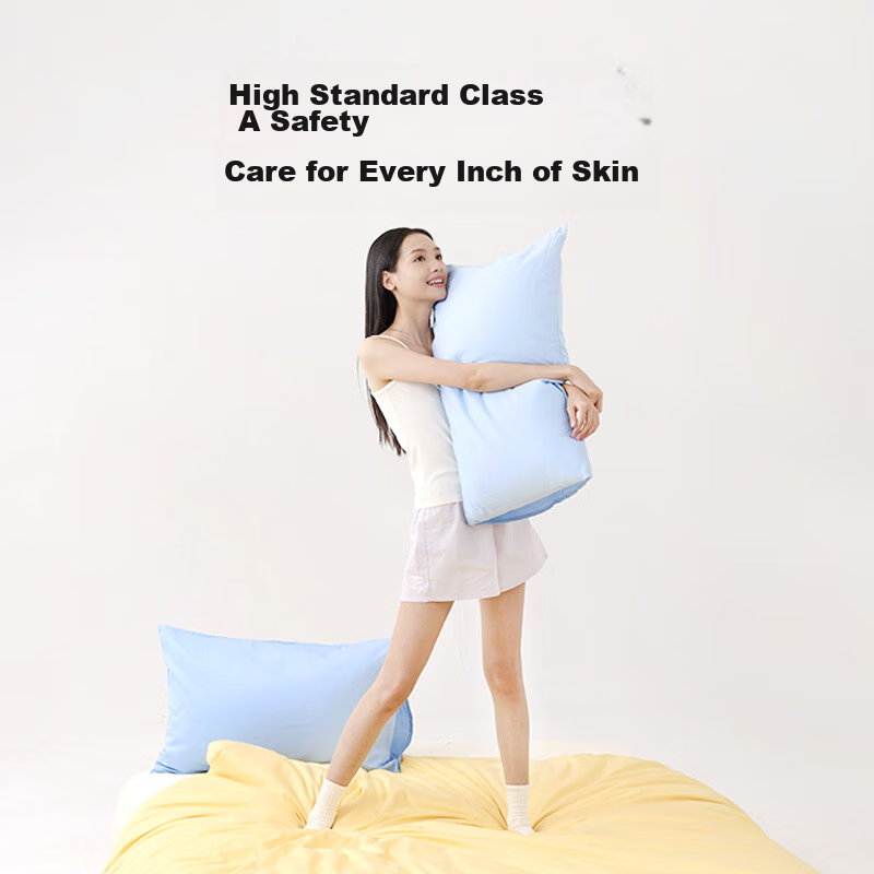 Jingzao Vita Cotton Bed Sheet, 100% Pure Cotton Class A Antibacterial All-Cotton...