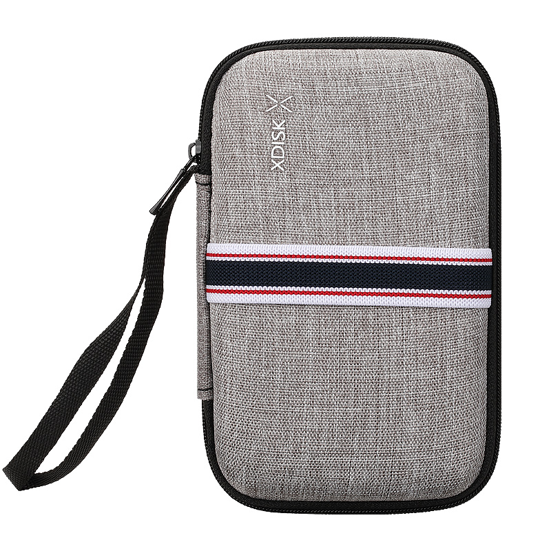 XDISK 2.5-Inch Portable Hard Drive Case V6, Multifunctional Digital Storage Bag,...