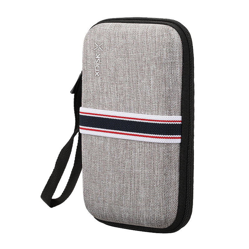 XDISK 2.5-Inch Portable Hard Drive Case V6, Multifunctional Digital Storage Bag,...
